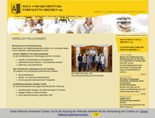Tablet Screenshot of hausverwaltung-dd.de